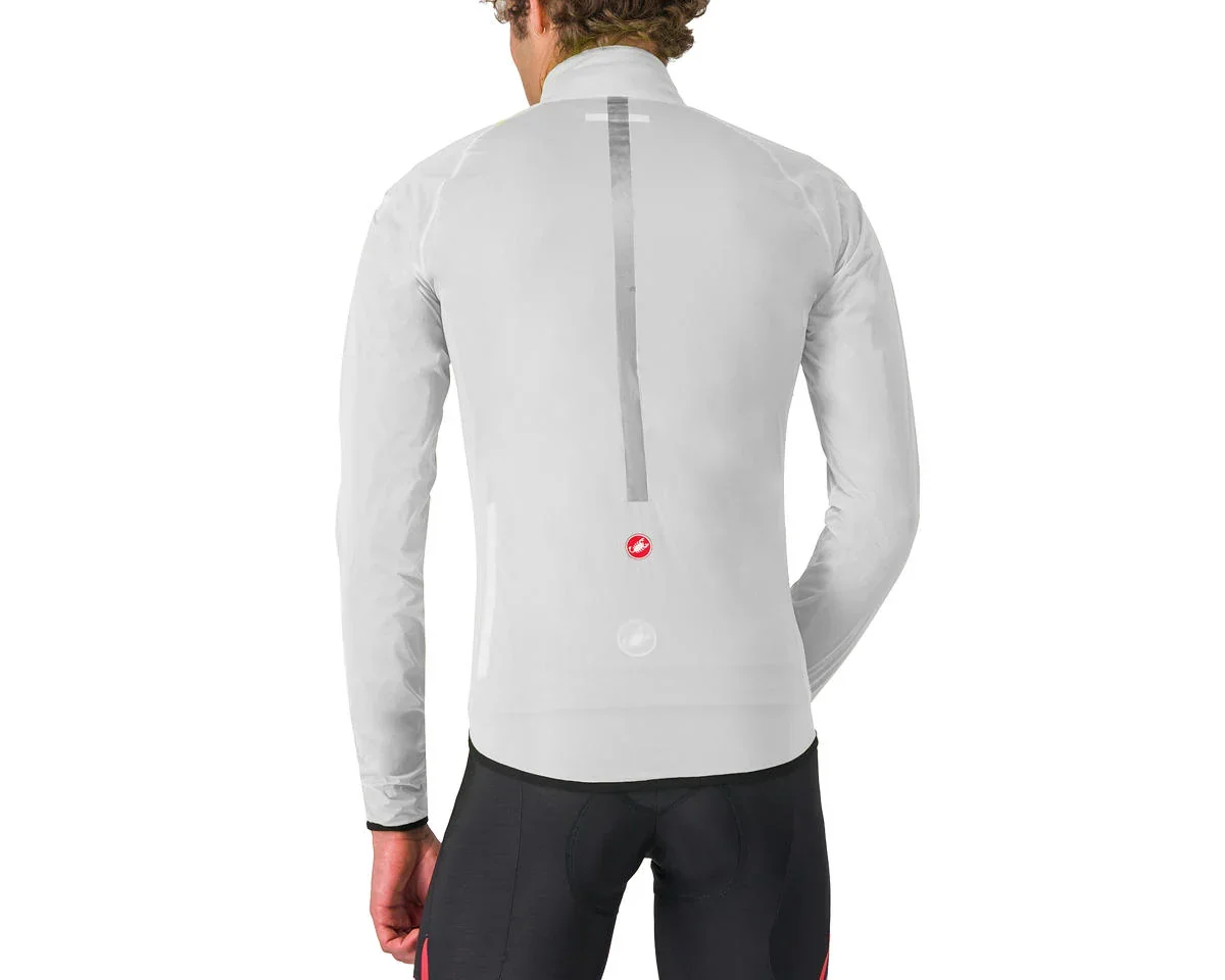 Castelli Squall Shell Jacket (Silver Grey/Black) (XL)
